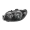 Fiat Strada 2005.01.01-2009.07.31 Fényszóró 2H7 bal, fekete házas (manuális) DEPO (0WP9)