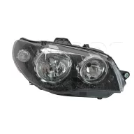   Fiat Albea 2005.01.01-2012.12.31 Fényszóró 2H7 jobb, fekete házas (manuális) DEPO (0WPD)