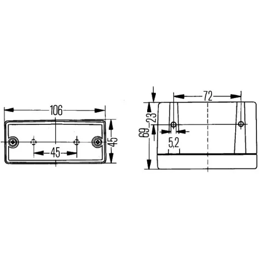 Universal Teherautók Záróködfény P21W HELLA (0WZB)