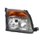 Ford Fusion 2005.10.01-2012.01.01 Jobb fényszóró H4 sárga villogós (motorral) TYC (0X32)