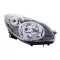 Renault Twingo 2007.08.01-2011.12.31 fényszóró H4 jobb, fekete házas (motoros) DEPO (0XEA)