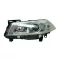 Renault Megane 2006.01.01-2008.10.31 Fényszóró H7/H1 bal, ezüst hátsó (motoros) DEPO (0XGF)