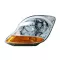 Chevrolet Spark M200 2005.05.01-2010.02.28 Bal fényszóró H4 motoros DEPO (0XGT)