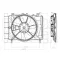 Toyota Yaris 2003.02.01-2005.12.31 hűtőventilátor komplett (1.5 TS) (0XLG)