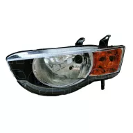   Mitsubishi Colt (Z30) 2008.10.01-2012.12.31 fényszóró H4 bal, 3/5 a., fekete házas (motorral) DEPO (0YR6)