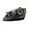 Mercedes ML (W164) 2009.01.01-11.07.31 fényszóró 2H7 bal fekete házas motoros DEPO (0YR9)