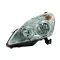 Opel Zafira 2007.09.01- Fényszóró H1/H7 bal, króm házas (motorral) DEPO (0ZSK)