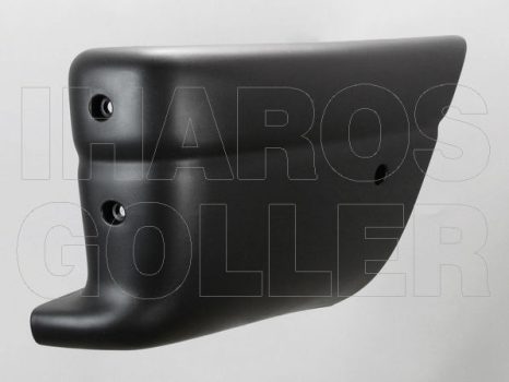 Nissan Interstar 2002.09.30-2004.01.31 Hátsó lökh.sarok jobb fekete (003A)