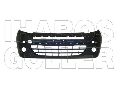 Renault Kangoo 2008.02.01-2013.06.30 Első lökhárító fekete, ködlámpás (0S6M)