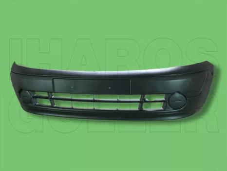 Nissan Kubistar 2003.10.01- Első lökhárító fekete spoiler nélkül (1WVS)