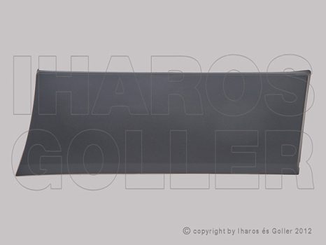 Fiat Talento 2016.05.01- Hátsó sárvédő díszléc hátsóész bal, fekete (1NAL)