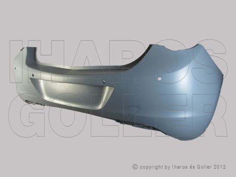 Opel Astra J/1 2009.09.01-2012.08.31 Hátsó lökhárító alap., szenzoros (5 ajtós) (00YM)