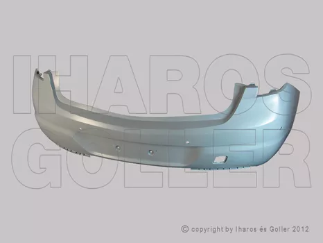 Opel Astra K/1 2015.06.01-2019.07.02 Hátsó lökh. alap., 4 szenz. lyukkal (5 ajtós)* (18PS)