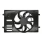 Seat Leon 2012.12.01-2016.12.01 Hűtőventilátor kerettel ellenállás nélkül 470W (10K6)