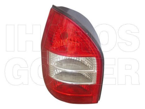 Opel Zafira 1998.09.01-2005.08.31 Hátsó lámpa üres bal, piros/fehér (0MAX)