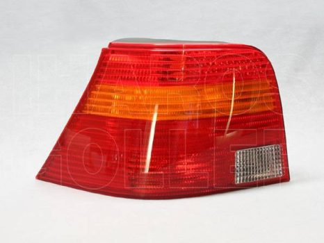 VW Golf IV 1997.10.01-2003.09.30 Hátsó lámpa üres bal sárga/piros (nem Kombi) TYC (0JBM)