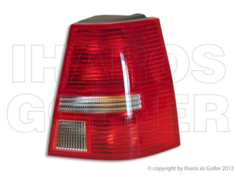 VW Golf IV 1997.10.01-2003.09.30 Hátsó lámpa üres fehér/piros jobb (Kombi) (05GZ)