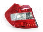   BMW 1 (E87, E81) 2004.01.01-2007.03.31 Hátsó lámpa üres bal, (átlátszó/piros) (0S66)