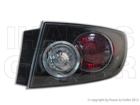 Mazda 3 2006.07.01-2009.03.31 H.lámpa üres jobb külső fekete (4 ajtós) (039N)