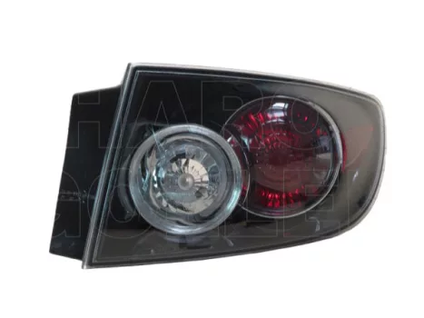 Mazda 3 2006.07.01-2009.03.31 H.lámpa üres jobb külső fekete (4 ajtós) (039N)