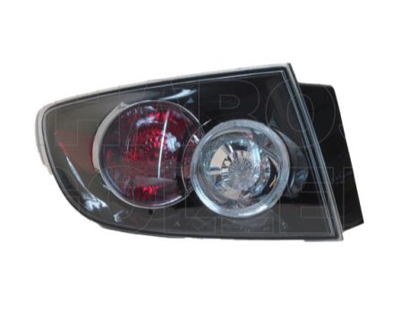 Mazda 3 2006.07.01-2009.03.31 H.lámpa üres bal külső fekete (4 ajtós) (039P)