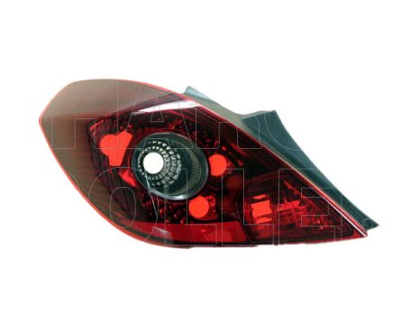 Opel Corsa D 2006.09.01-2011.02.28 Hátsó lámpa üres bal, füst (3 ajtós) TYC (0U5S)