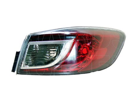 Mazda 3 2009.04.01-2011.10.31 Hátsó lámpa üres jobb külső (4 ajtós) (0Y3N)