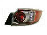   Mazda 3 2009.04.01-2011.10.31 Hátsó lámpa üres jobb, külső, pir-feh. (3/5 a.)TYC (001D)