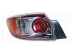  Mazda 3 2009.04.01-2011.10.31 Hátsó lámpa üres bal, külső, pir-feh. (3/5 a.)TYC (001E)