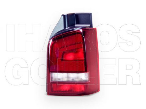 VW Caravelle/Multivan (T5) 2009.10.01-2015.06.30 H. lámpa üres jobb füst/piros (1 hátsó ajtós) (0YJ0)