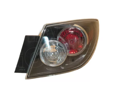 Mazda 3 2006.07.01-2009.03.31 H.lámpa üres jobb külső fekete (5 ajtós) (05T5)