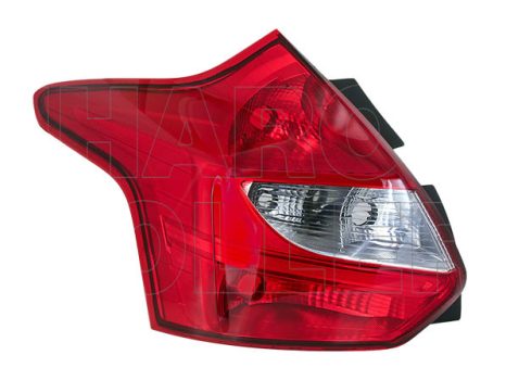Ford Focus 2011.03.01-2014.09.31 Hátsó lámpa üres bal (5 ajtós) TYC (1BLA)