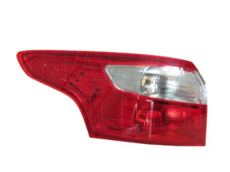 Ford Focus 2011.03.01-2014.09.31 Hátsó lámpa üres bal, külső (Kombi) (03K7)