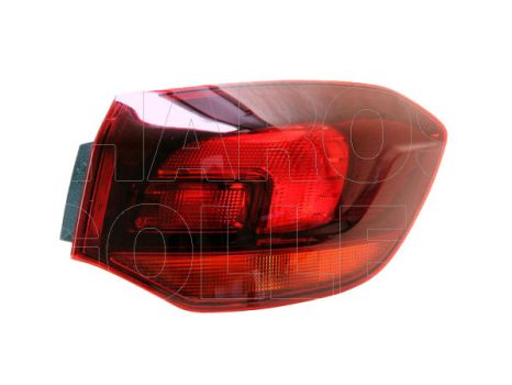 Opel Astra J/1 2009.09.01-2012.08.31 Hátsó lámpa üres jobb külső, sötét (Kombi) (001P)