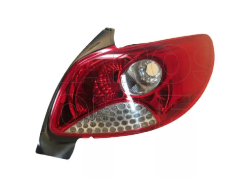 Peugeot 206+ 2009.03.01-2012.12.31 Hátsó lámpa üres jobb, 5 a. (VISTEON tip.) (034Z)