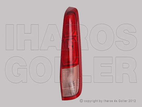 Nissan X-TRAIL (T30) 2001.06.01-2007.02.28 Hátsó lámpa kpl. jobb 03.09-től (rózsaszin) (10AH)