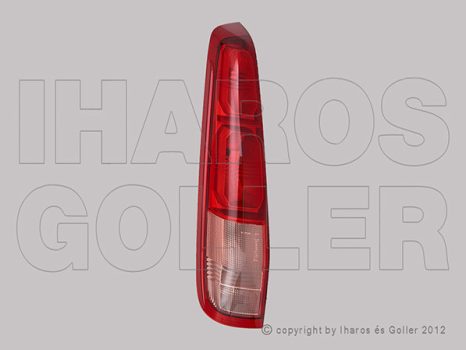 Nissan X-TRAIL (T30) 2001.06.01-2007.02.28 Hátsó lámpa kpl. bal 03.09-től (rózsaszin) (10AI)