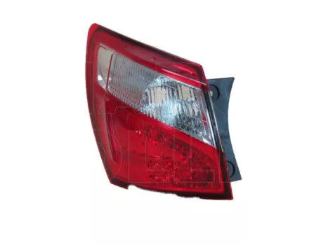 Nissan Qashqai J10 2010.05.01-2013.11.30 Hátsó lámpa üres bal, külső LED-es (Valeo tip.) (01KC)