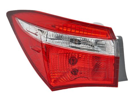 Toyota Corolla (E16/17) 2013.07.01-2019.02.01 Hátsó lámpa üres bal külső -16 (Sedan) (0WXV)