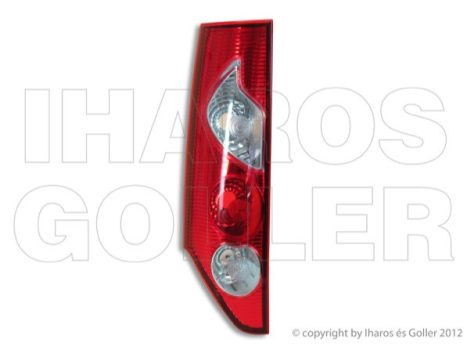 Renault Kangoo 2008.02.01-2013.06.30 Hátsó lámpa üres bal (1 hátsó ajtó) (0XG5)