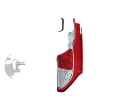 Renault Kangoo 2013.07.01- Hátsó lámpa üres jobb (2 hátsó ajtó) (13RU)