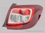   Dacia Sandero Stepway 2012.09.27-2016.12.31 Hátsó lámpa üres jobb, (füst színű) (1D3A)