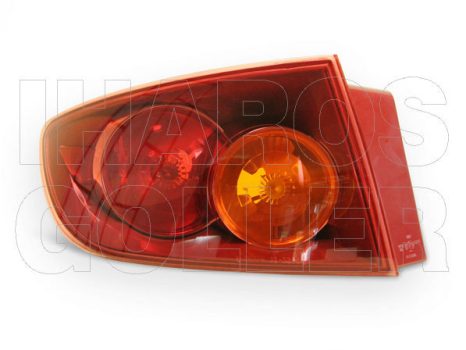 Mazda 3 2003.10.01-2006.06.30 H.lámpa üres bal külső piros 4 ajtós (0Y3D)