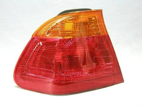 BMW 3 (E46) 1998.04.01-2001.08.31 Hátsó lámpa üres bal külső sárga/piros (4 ajtós) (0IBG)