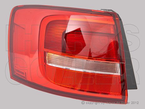 VW Jetta 2014.09.01- Hátsó lámpa üres bal piros (1CZE)