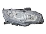   Honda Civic (1.gen) 1973.01.01-1979.08.31 fényszóró H11/HB3+LED jobb, 4/5a. (motorral) DEPO (1DXD)
