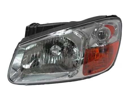 Kia Cerato 2004.02.15-2009.12.10 Fényszóró H4 bal 07-től (motorral) DEPO (0NRW)