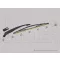 Opel Corsa C 2000.09.01-2006.08.31 Hátsó ablaktörlő kar lapáttal 406 mm (12A0)