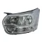 Ford Transit 2014.05.01-2019.05.19 Bal fényszóró H7/H15 nappali fény króm hátsó motorral DEPO (12SB)
