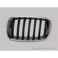   BMW X6 (E71) 2008.11.01-2014.07.30 Bal hűtődíszrács króm-fekete (12WS)